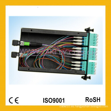Alta calidad y fibra óptica competitiva 24 núcleos MPO Cassete